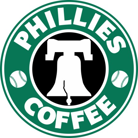 Philadelphia Phillies Starbucks Coffee Logo vinyl decal